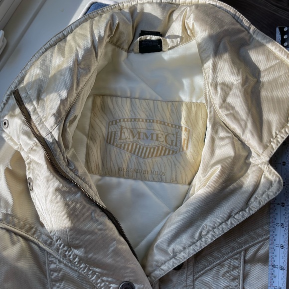 Emmegi Ski coat gold metallic  36 - Picture 12 of 15